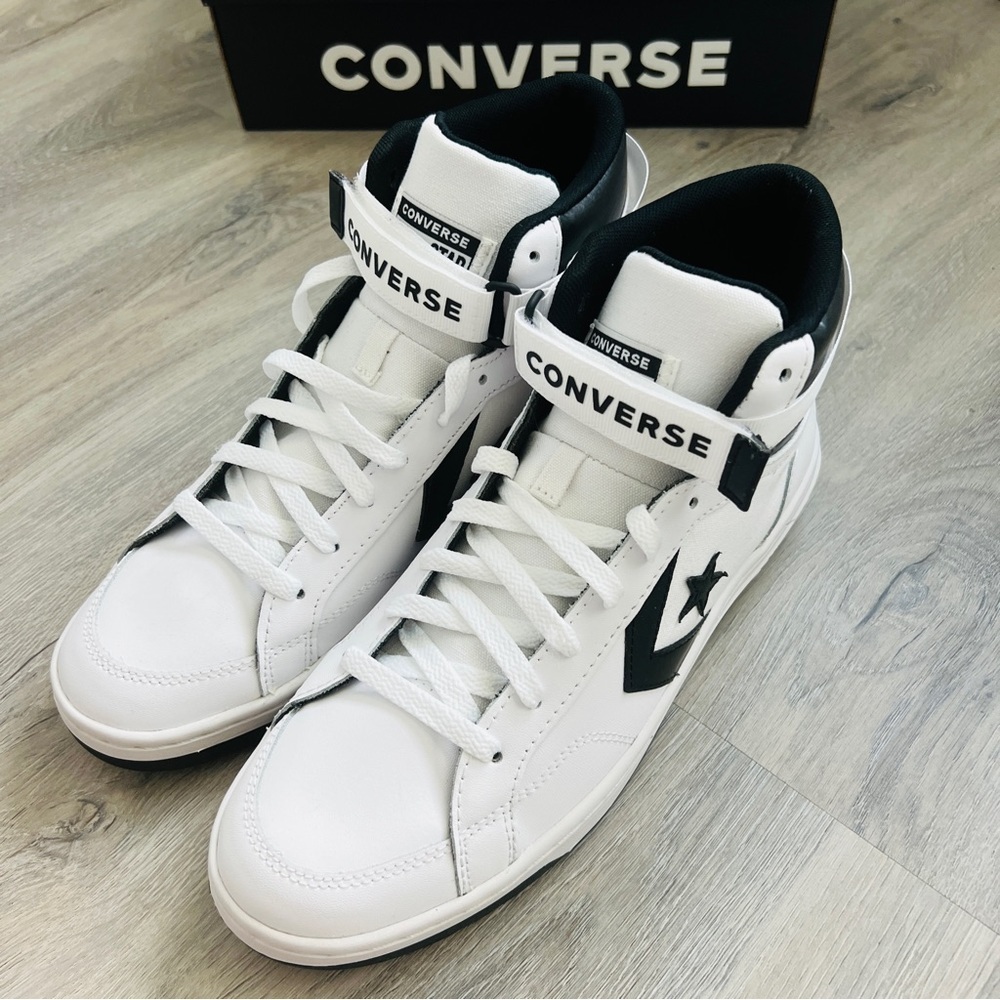 NWT Converse Converse Pro Blaze Cup Removable Strap Mid White Men’s Shoes